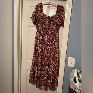 Floral Print Women's Dress